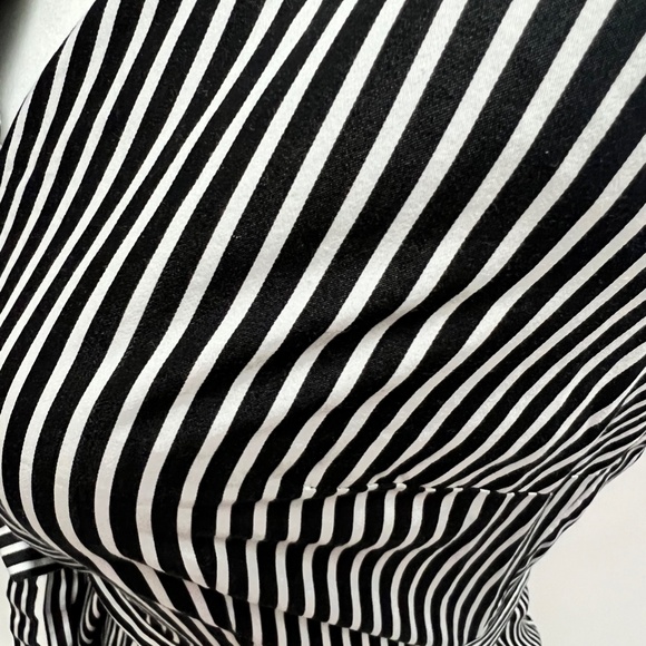 Loft Black and White Striped Dress - Picture 4 of 9